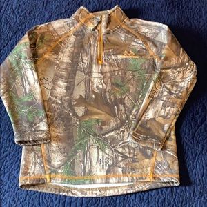 🌼 4/$20 Boys szM-8 Realtree 3/4 zip sweatshirt.